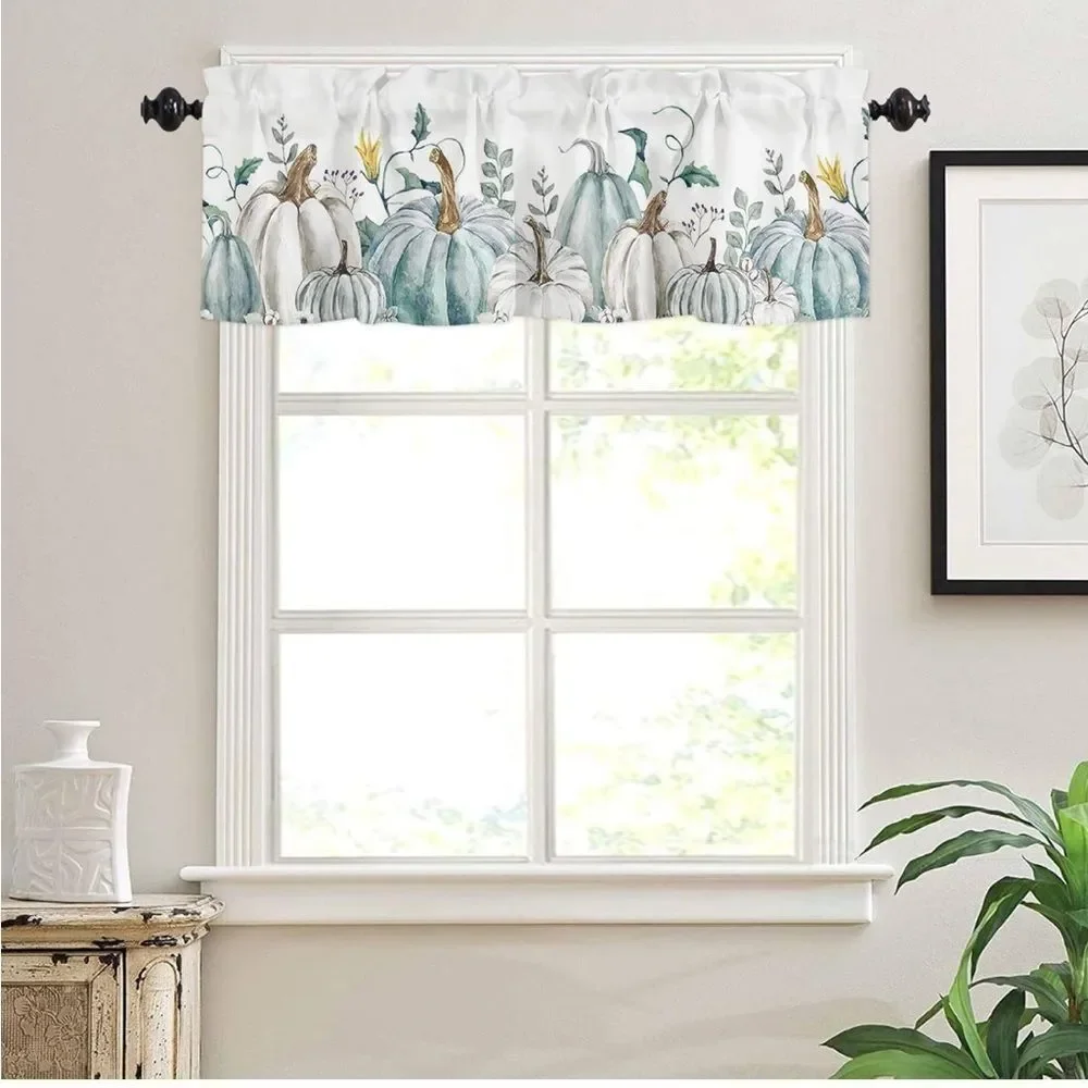 Autumn Harvest Pumpkin Valance
